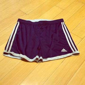 Adidas shorts navy blue women’s medium